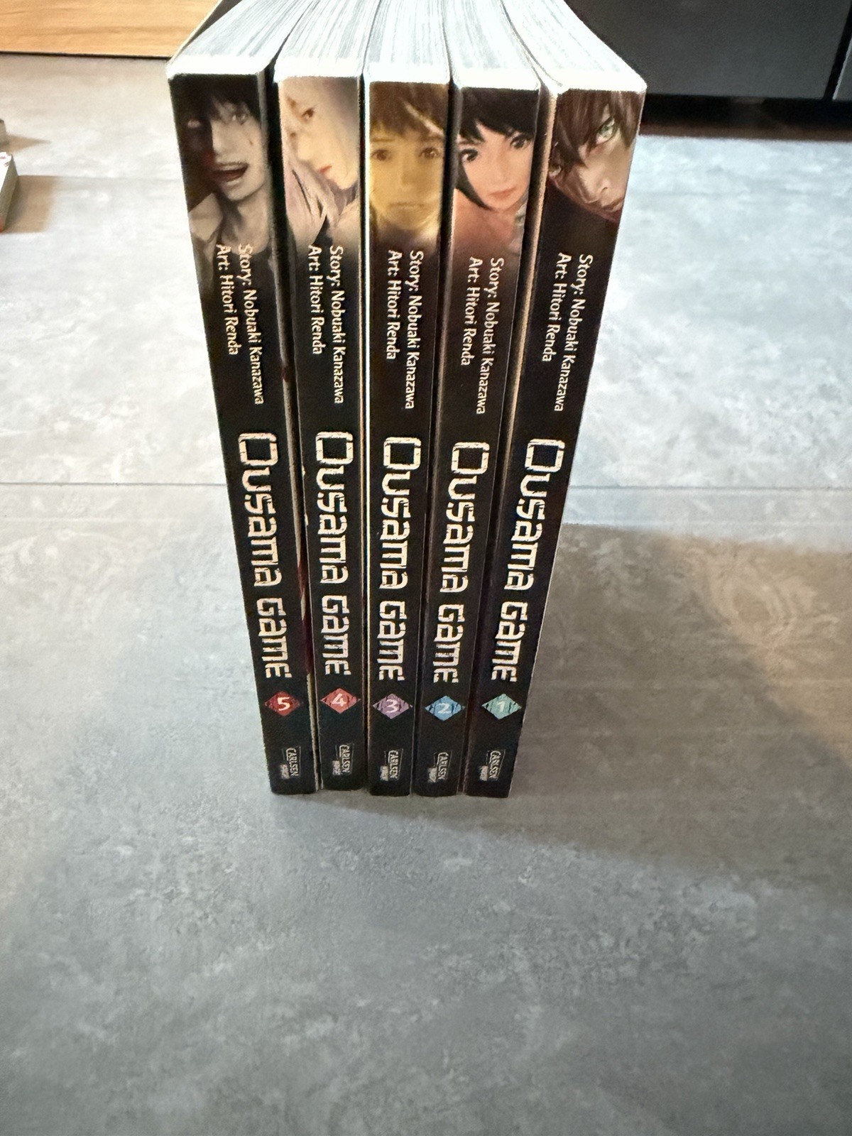 Ousama Game - Gioco o Muore Manga Volume 1-5 Completo Italiano Carlsen