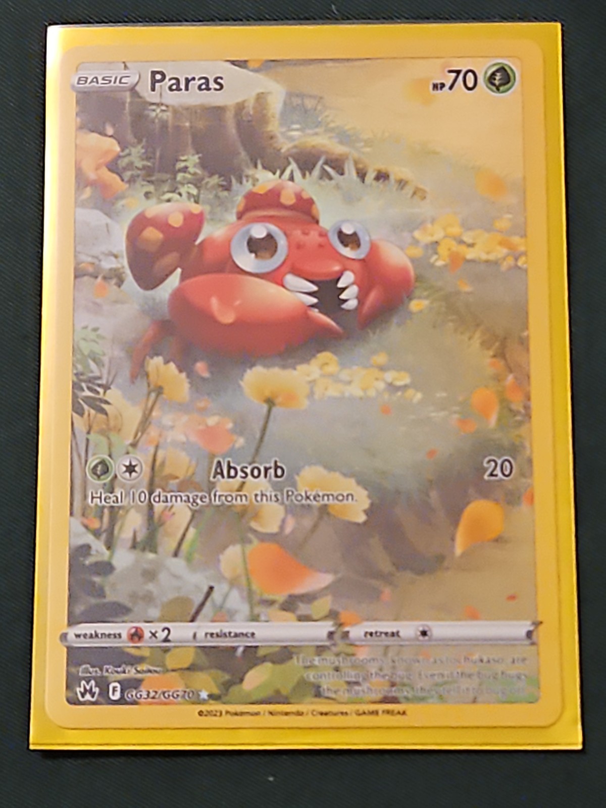 Paras #GG32 Galarian Gallery SW&SH Crown Zenith Near Mint
