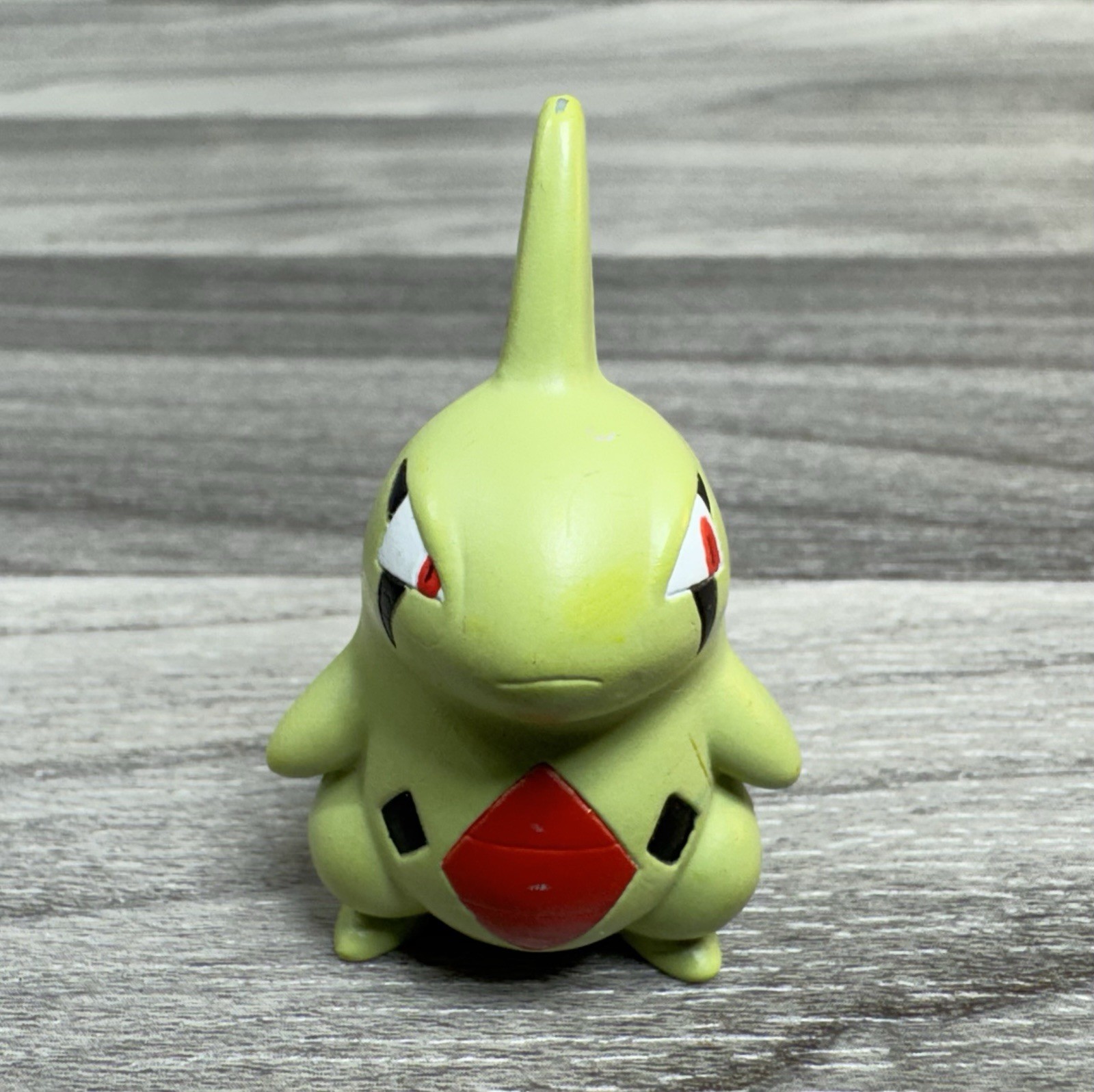 RARE VINTAGE TOMY POKEMON LARVITAR CGTSJ NINTENDO 1.5" MINI FIGURE - AUTHENTIC
