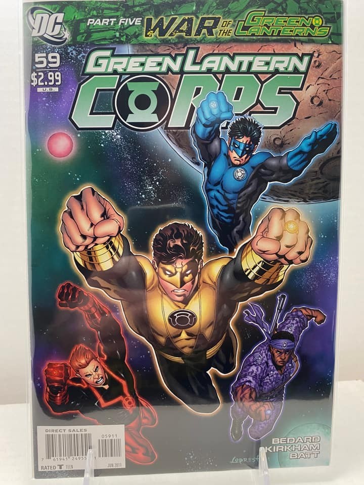 29035: DC COMICS GREEN LANTERN CORPS #59 grado quasi nuovo