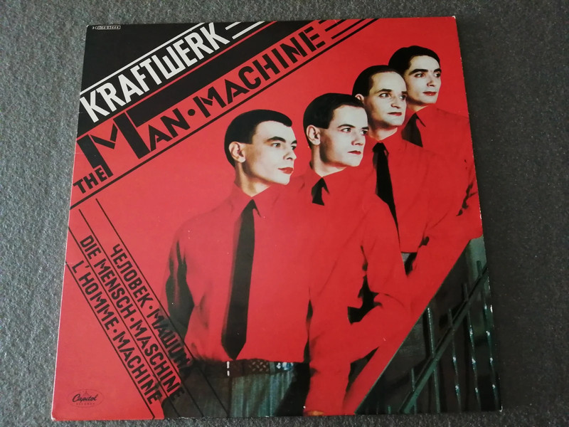 Kraftwerk – The Man-Machine vinile lp prima stampa italiana 1978 Originale
