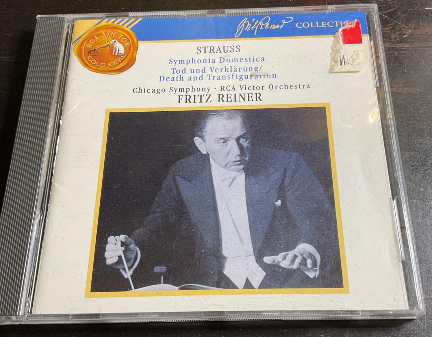 Symphonia Domestica CD Strauss Fritz Reiner Chicago Sym. Death & Transfiguration