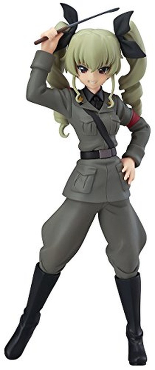 figFIX Girls Und Panzer Anchobi, non scala, ABS e PVC, usato preverniciato completo