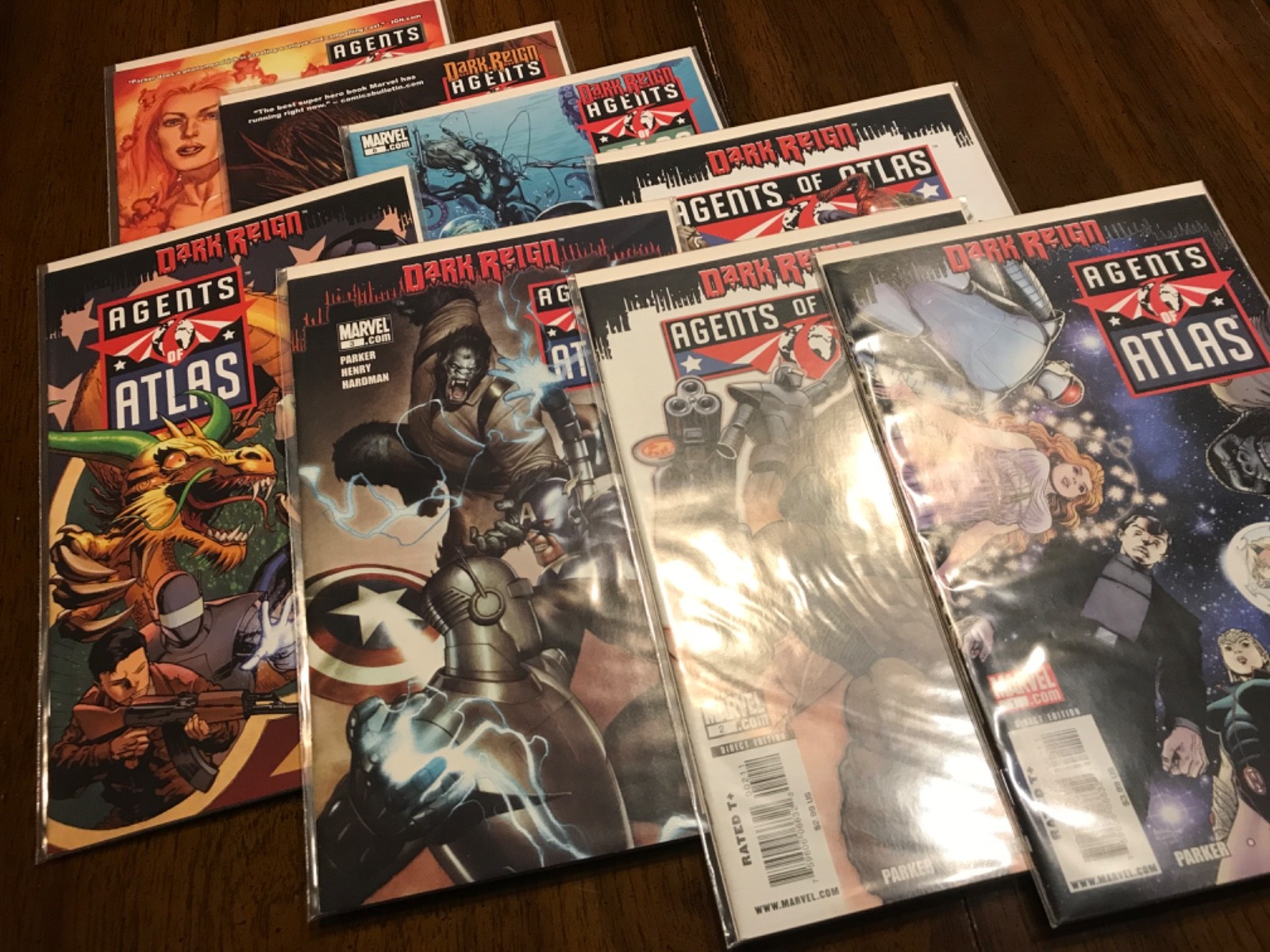 Agents of Atlas Dark Reign Tie-In 1-8 VF Lot Marvel Comics See Pic Full Run 7J''