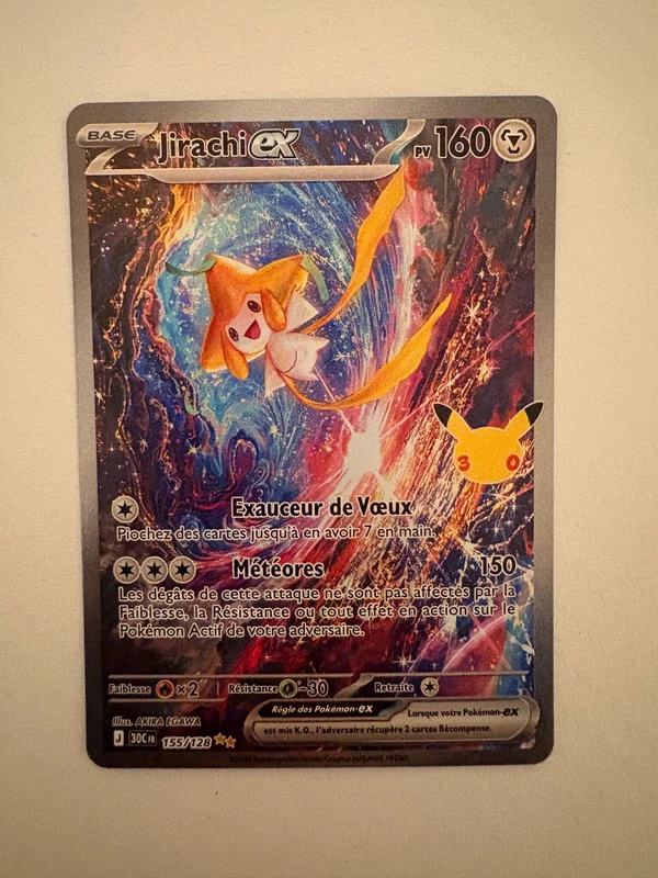 Jirachi ex 155/128 30 ans