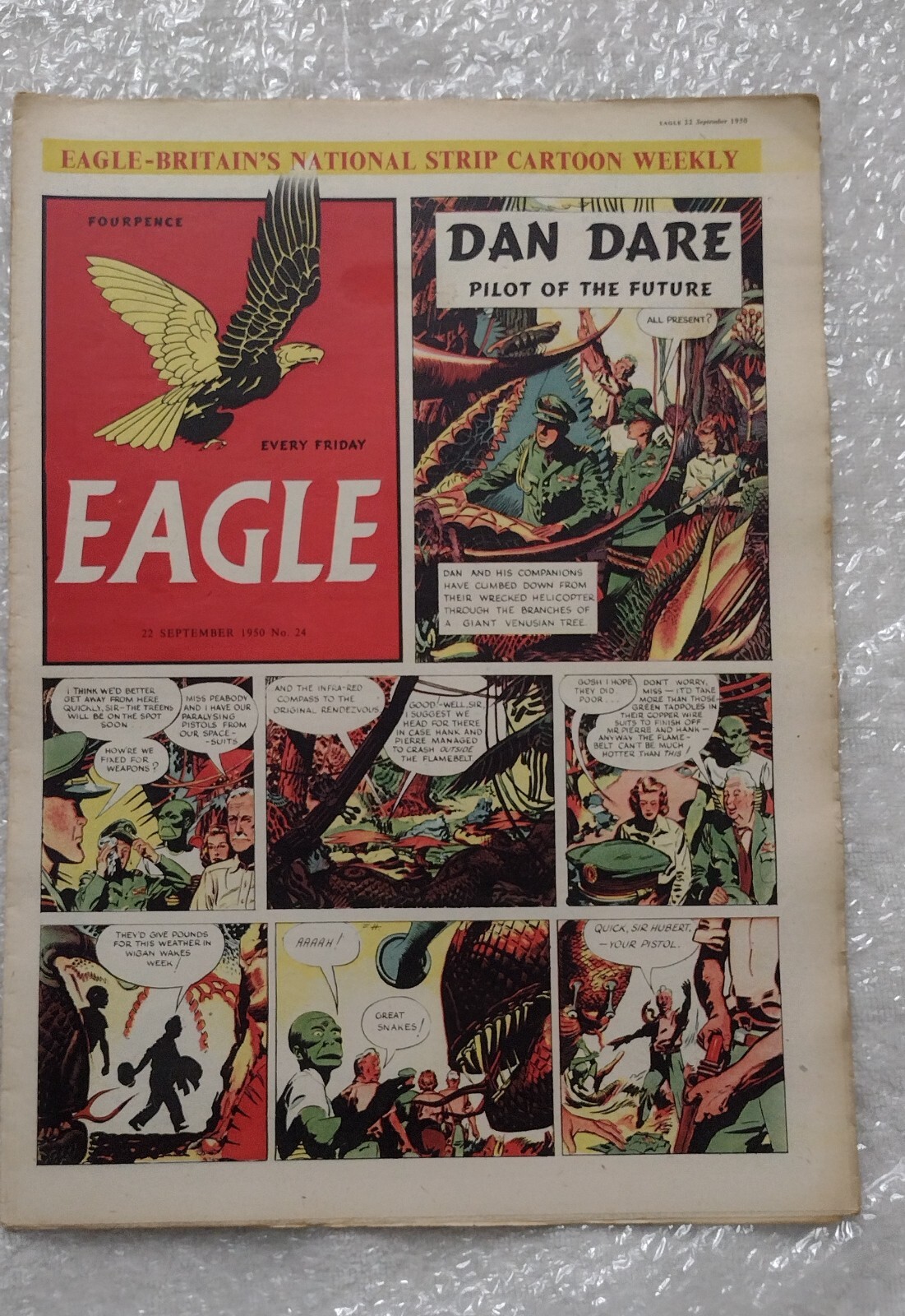 Eagle Comic Vol 1 No 24, 22nd Sept 1950- The World's Largest Air Liner