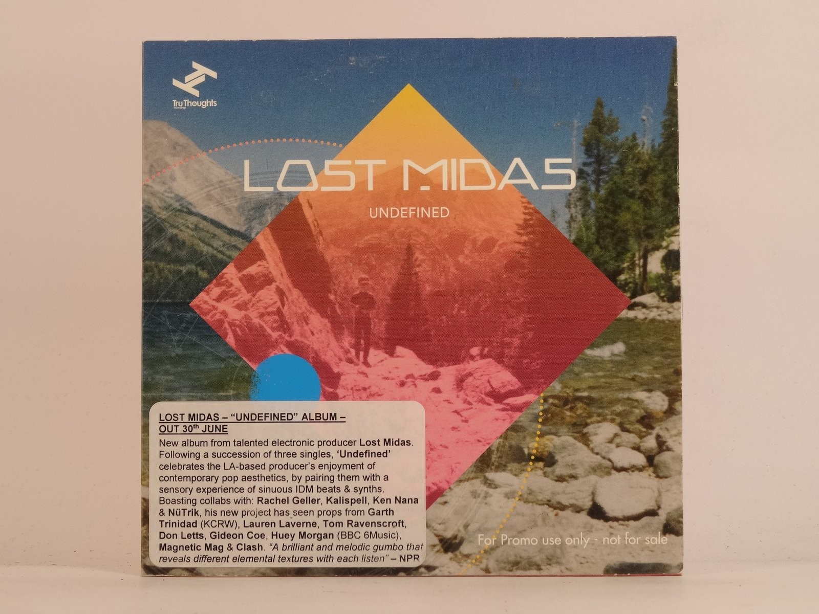 LOST MINDAS UNDEFINED (45) 11 Track Promo CD Album including Card Sleeve TRU THO