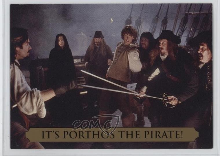 SkyBox 1993 I tre moschettieri Porthos È il pirata! #45 0f6