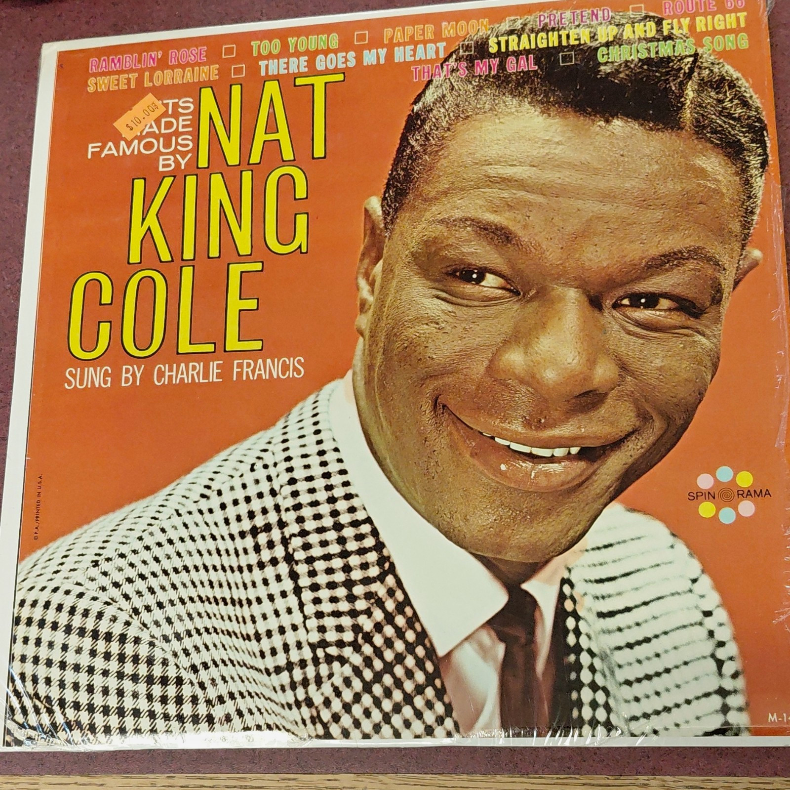 Nat King Cole - Hits Made Famous 12" Vinyl LP 33 RPM High-Fidelity M-145