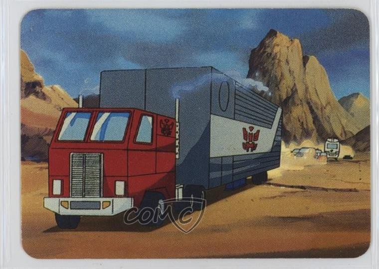 Hasbro Transformers Optimus Prime Rolls Into Battle 1985 #74 1w3