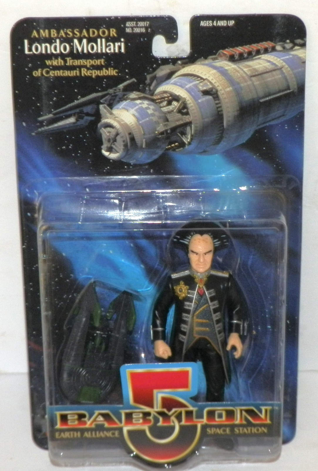Modellino Babylon 5 Ambassador Londo Mollari vintage 1997 MOC