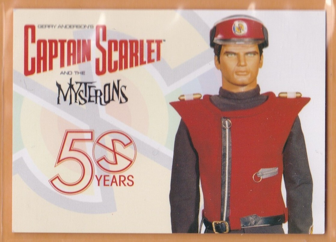 CAPTAIN SCARLET 50 YEARS - FULL BASE SET  36 CARDS - UNSTOPPABLE CARDS - 2017