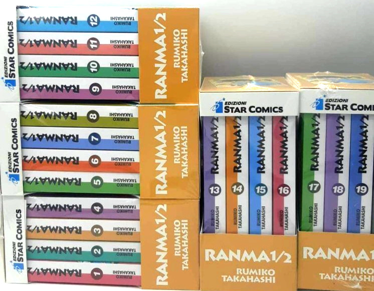 RANMA 1/2 COLLECTION BOX 1/5 SERIE COMPLETA NEW EDITION STAR COMICS BLISTERATI