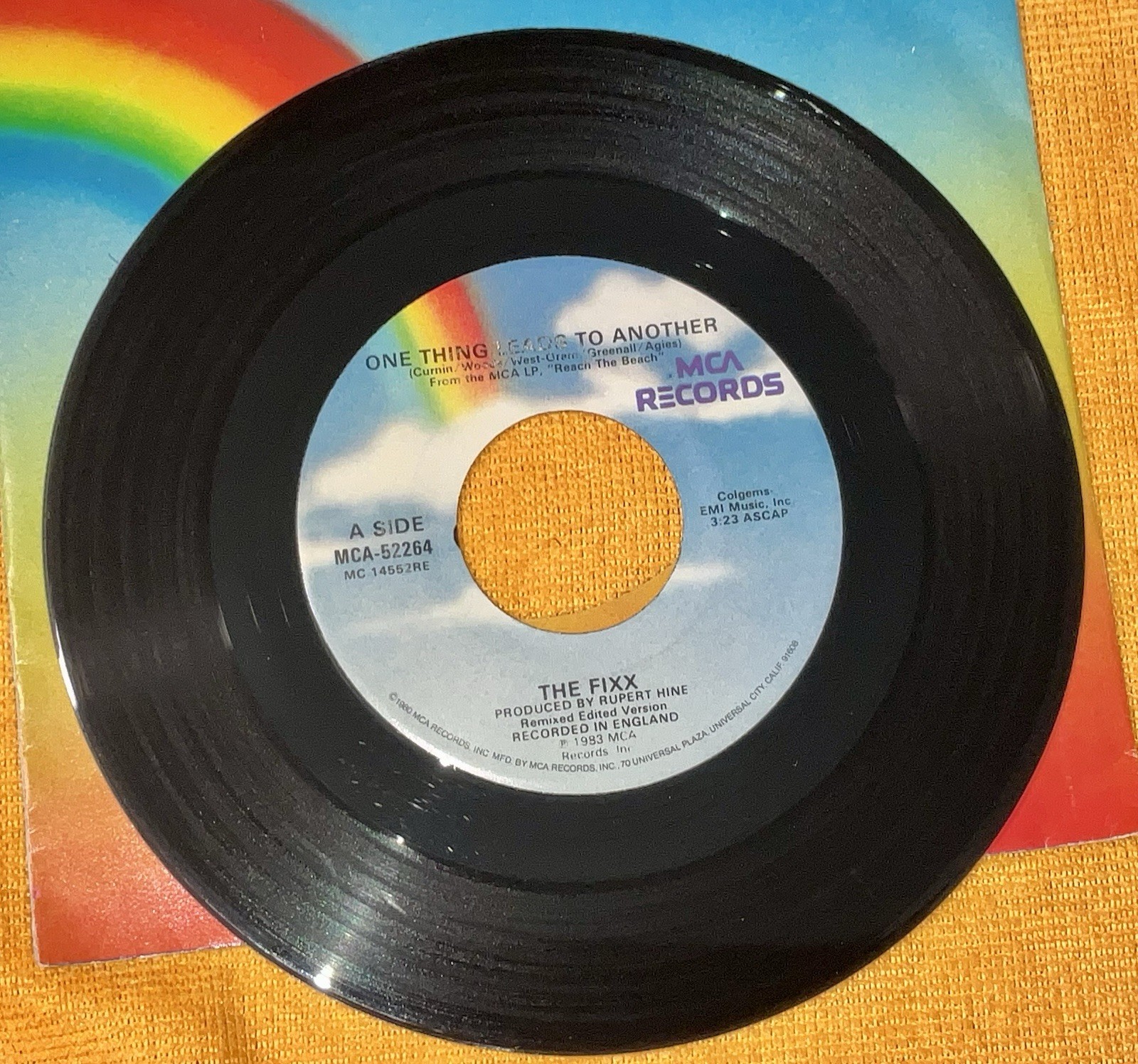 The Fixx – One Thing Leads To Another / Opinions 45 RPM MCA 52264 1983
