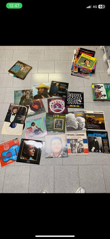 Lotto 7 vinili LP musical, jazz e country vintage - Duke Ellington, Broadway