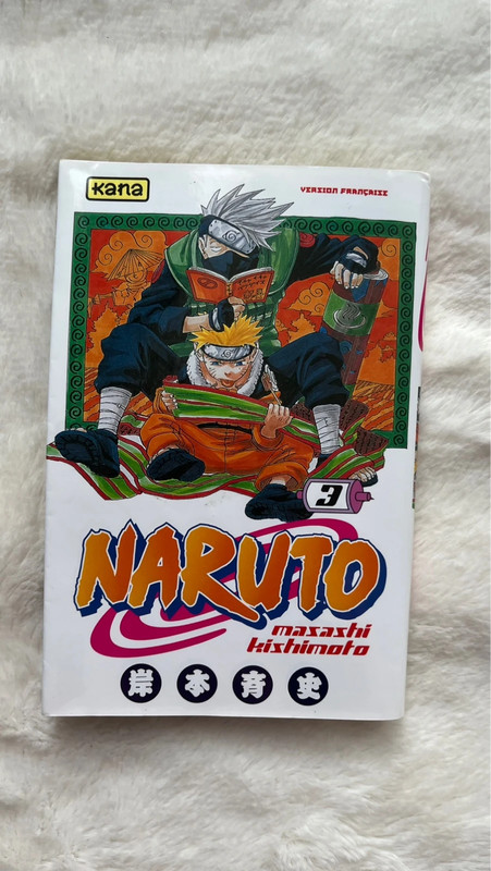 Manga Naruto tome 3 version française en très bon état