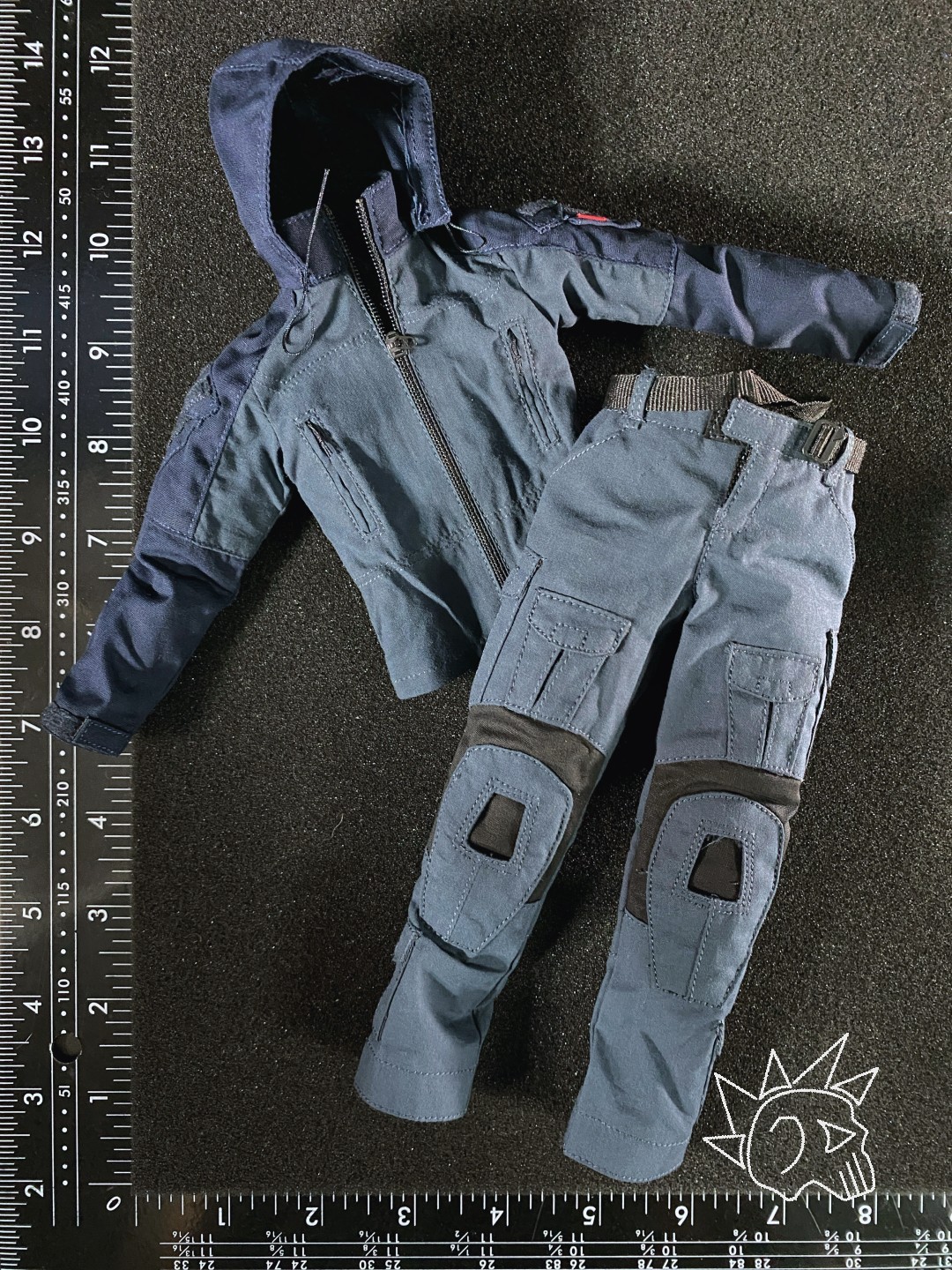 Set tuta da combattimento scala 1/6 accessori personalizzati per action figure - GA1010S