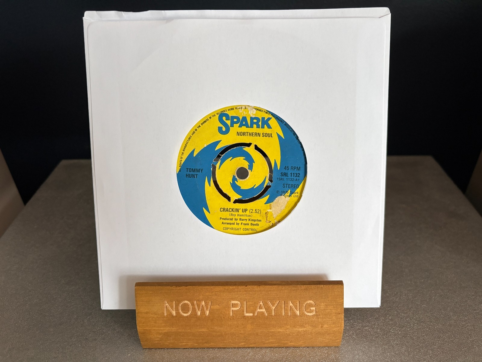 Tommy Hunt Crackin' Up (UK 1975) 7" Northern Soul Vinyl VG