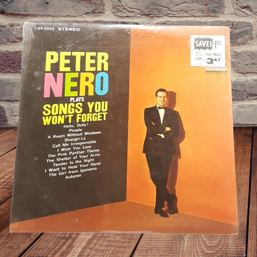 Peter Nero - Songs You Won't Forget LP Record 1964 Dynagroove Stereo