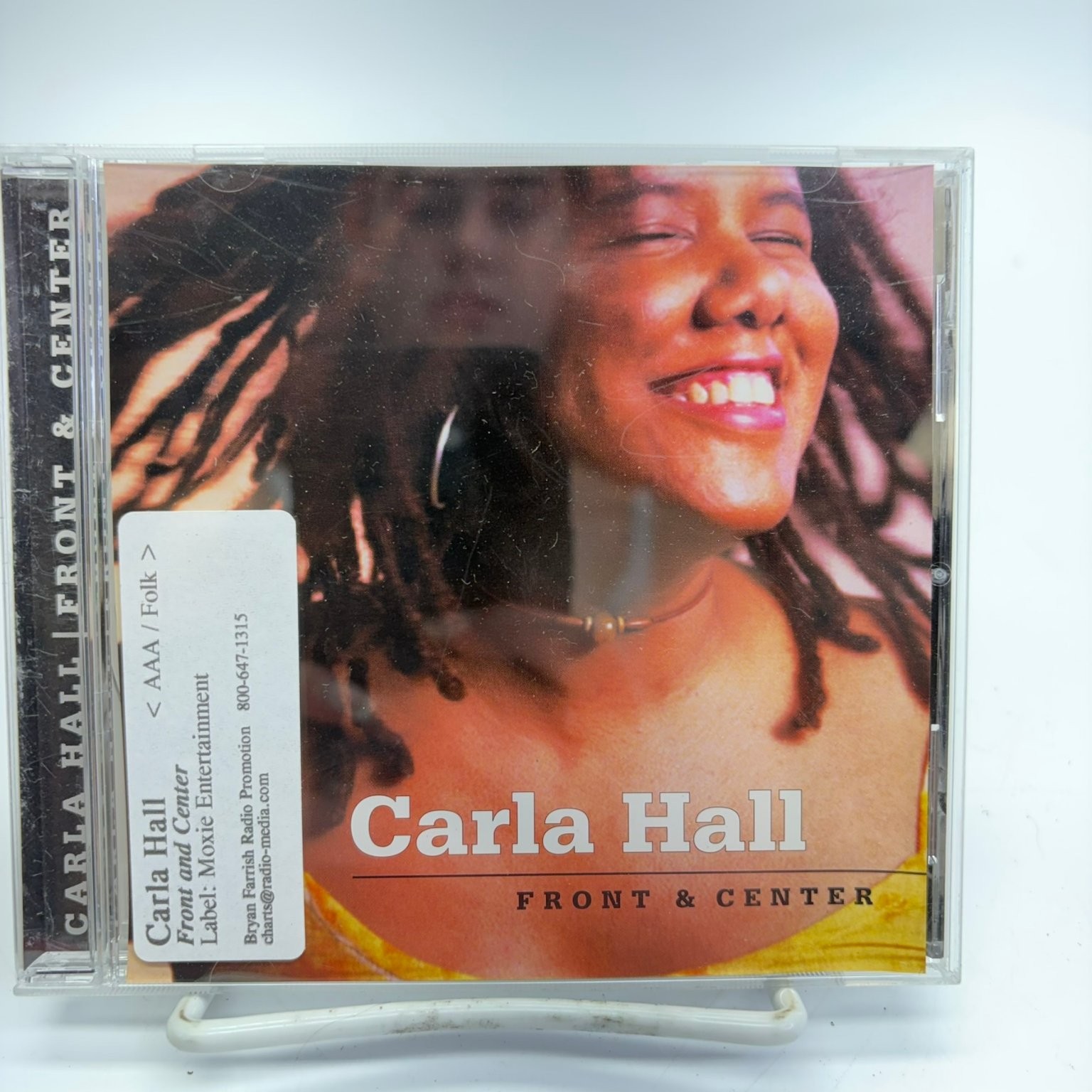 Carla Hall – Front & Center CD 2001 Promo Folk Soul R&B Moxie Entertainment