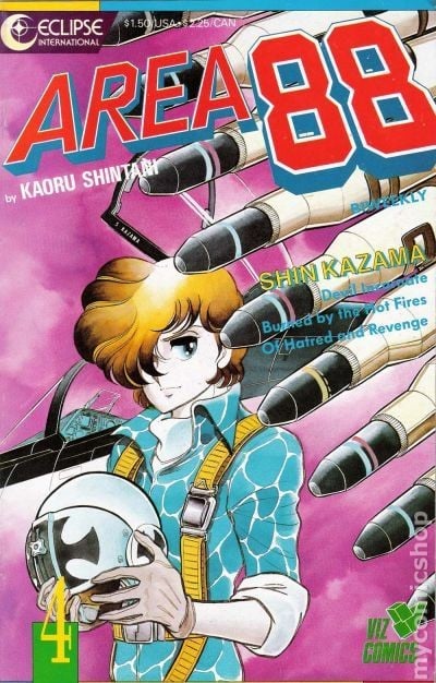 Area 88 #4 FN 1987 Immagine Stock