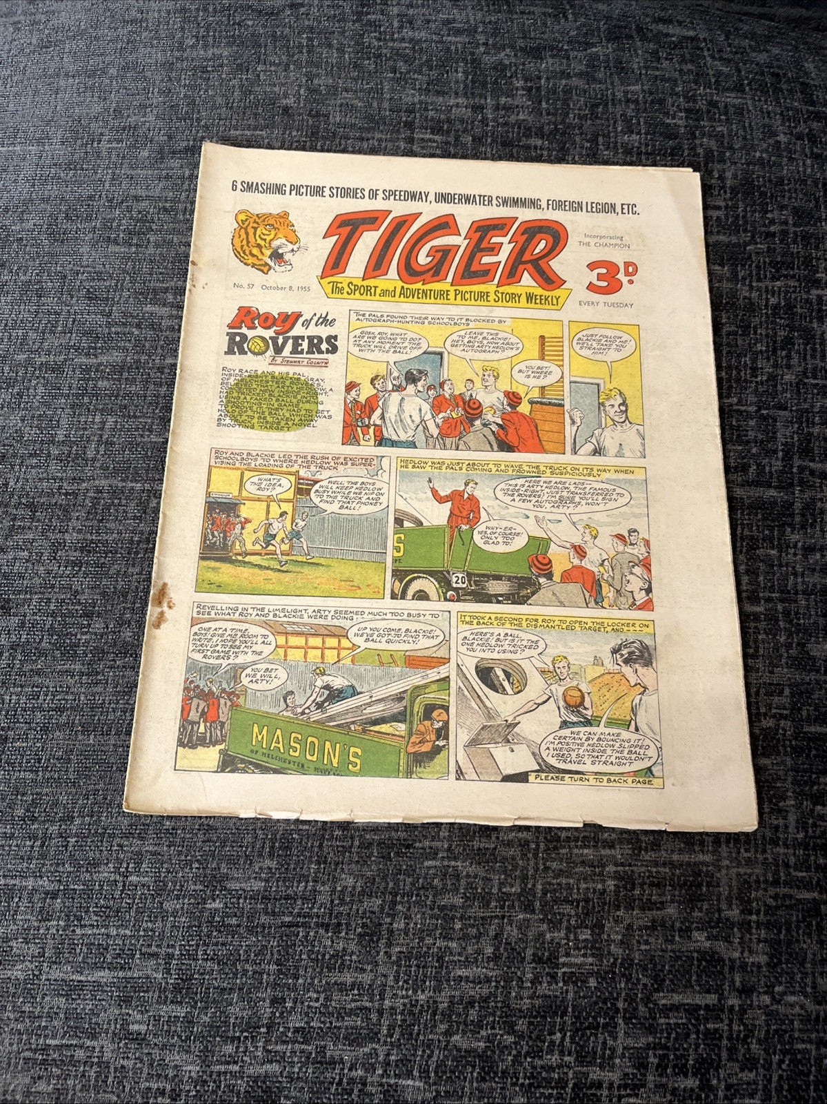 Tiger Comic - #57 - 8 October 1955