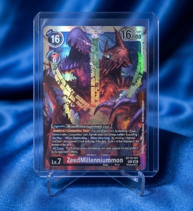 ZeedMillenniummon BT19-101 SEC Holo Digimon TCG Card NM