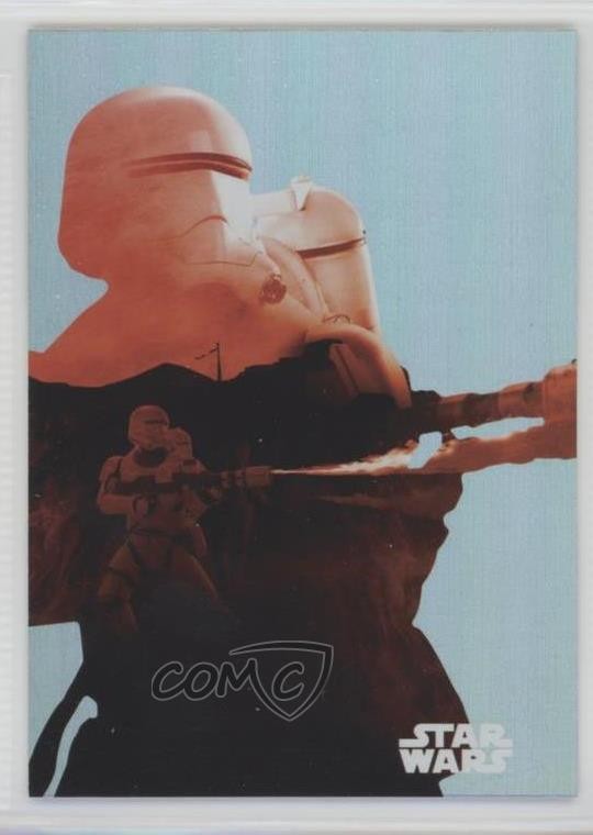 2015 Topps Star Wars: Viaggio nel Risveglio della Forza Flametrooper #F-8 0z5