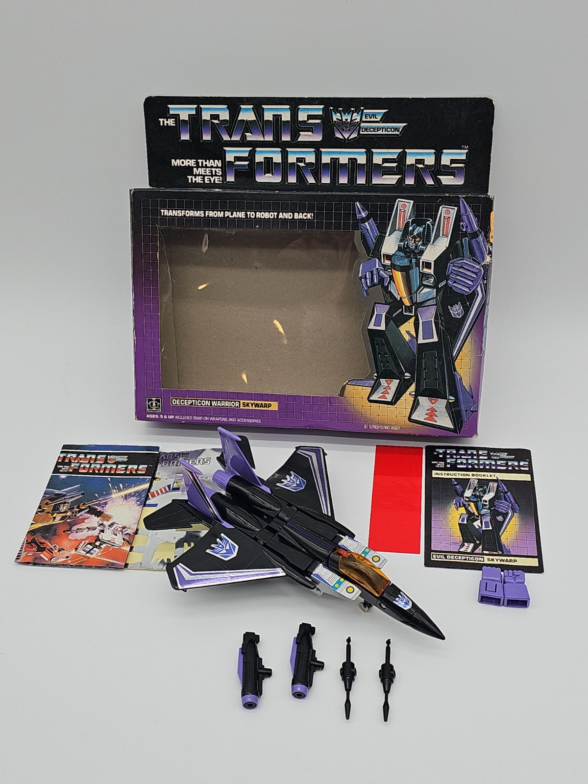 TRANSFORMERS SKYWARP G1 1984 - MINI MISSELLI MANCANTI COME NUOVI MAI USATI 