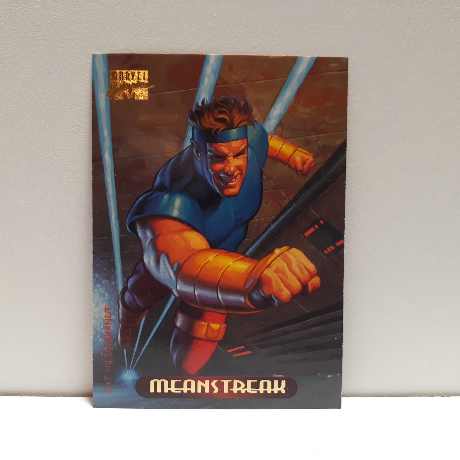 Carta Base 1994 Marvel Masterpieces Meanstreak #72