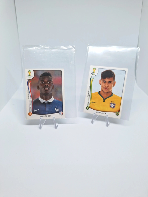 2014 WM sticker von Neymar Jr und Paul Pogba