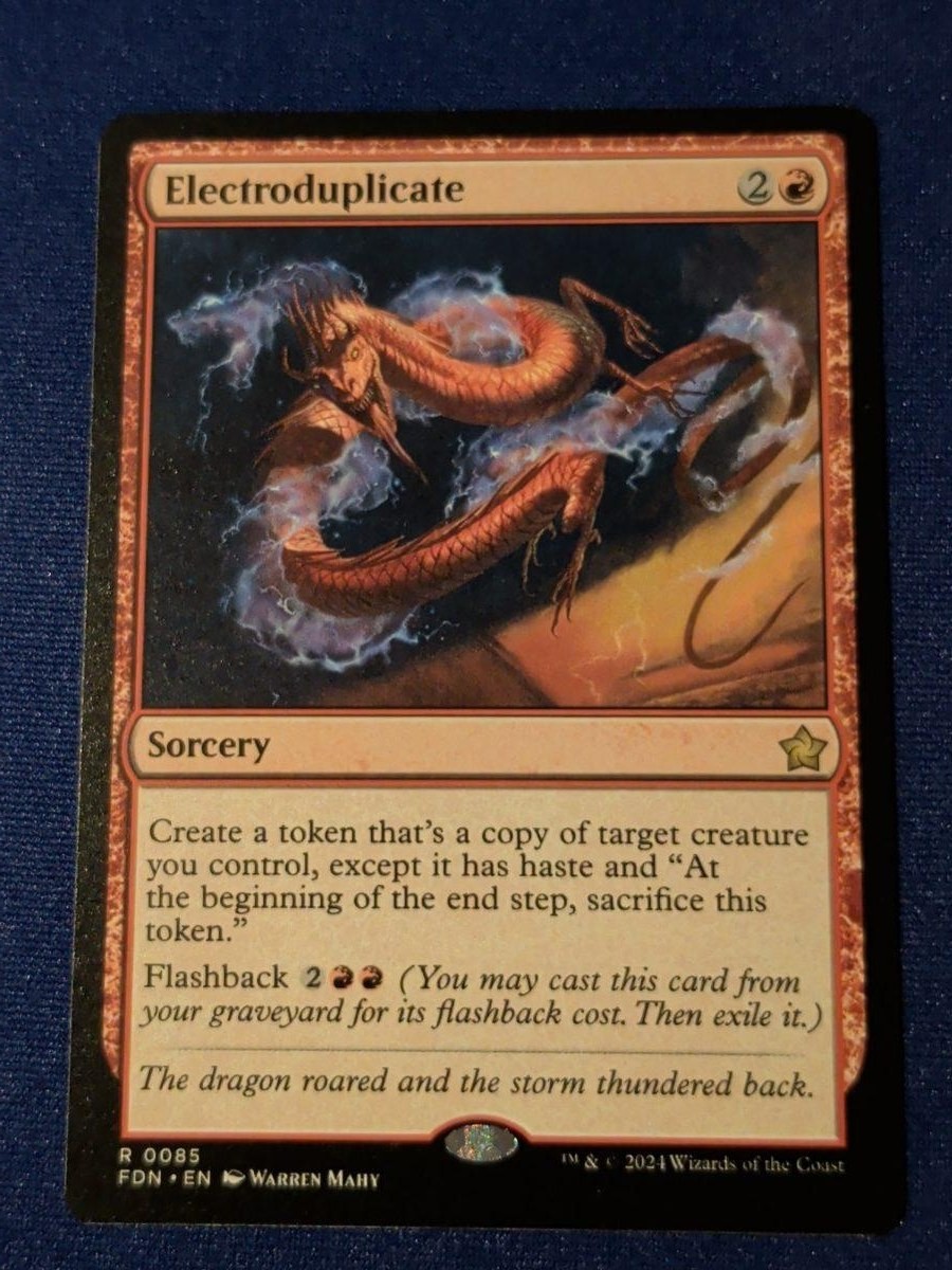 Fondazioni Elettroduplicate #85 NM MTG