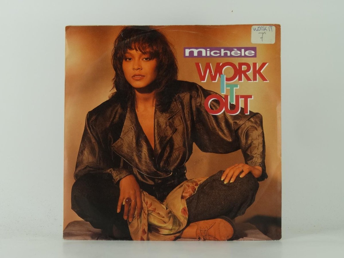 MICHELE WORK IT OUT (38) 2 Track 7" Single plus Picture Sleeve ARIOLA RECORDS