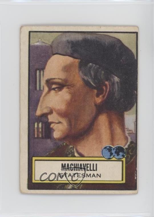 1952 Topps Look 'n See Machiavelli #106 1dn7