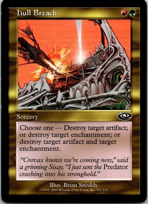 Lot of 11 MTG Magic The Gathering Hull Breach Planeshift See Scans