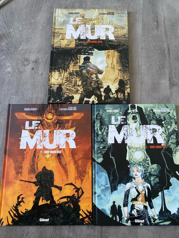 Lot des 3 tomes « le mur »