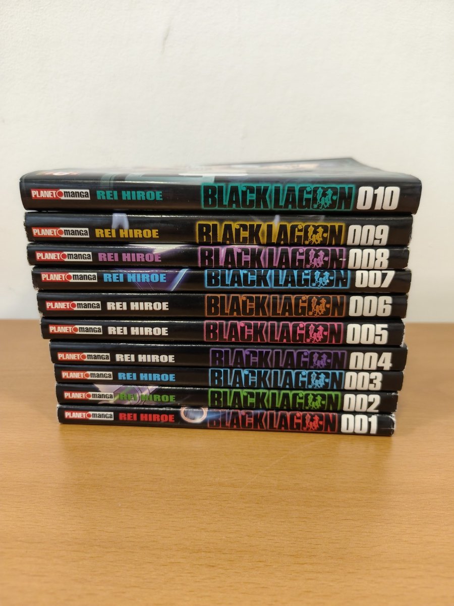 Black Lagoon Rei Hiroe Planet Manga lotto volumi 1-10 (001-010)