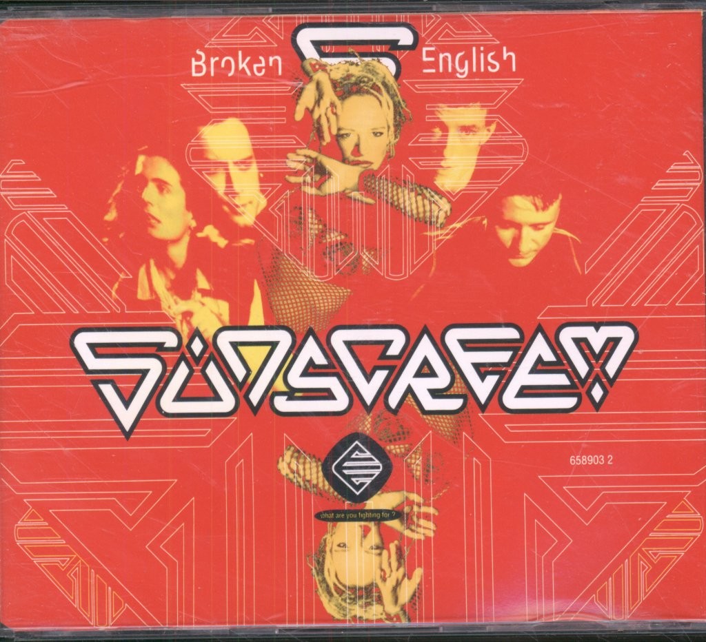 Sunscreem Broken English CD UK Sony Soho Square 1992 CD1 Single