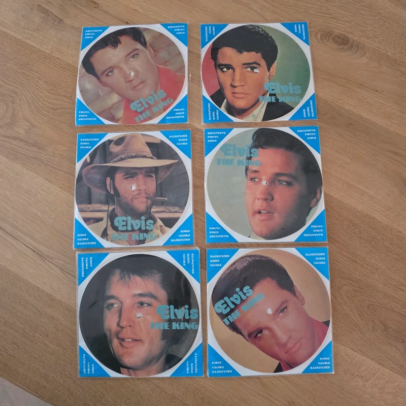 Elvis single LP  Photo Disc 6stuks