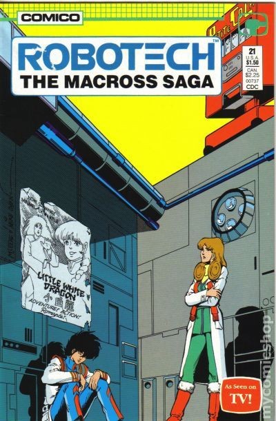 Robotech La Saga Macross #21 FN 1987 Immagine Stock