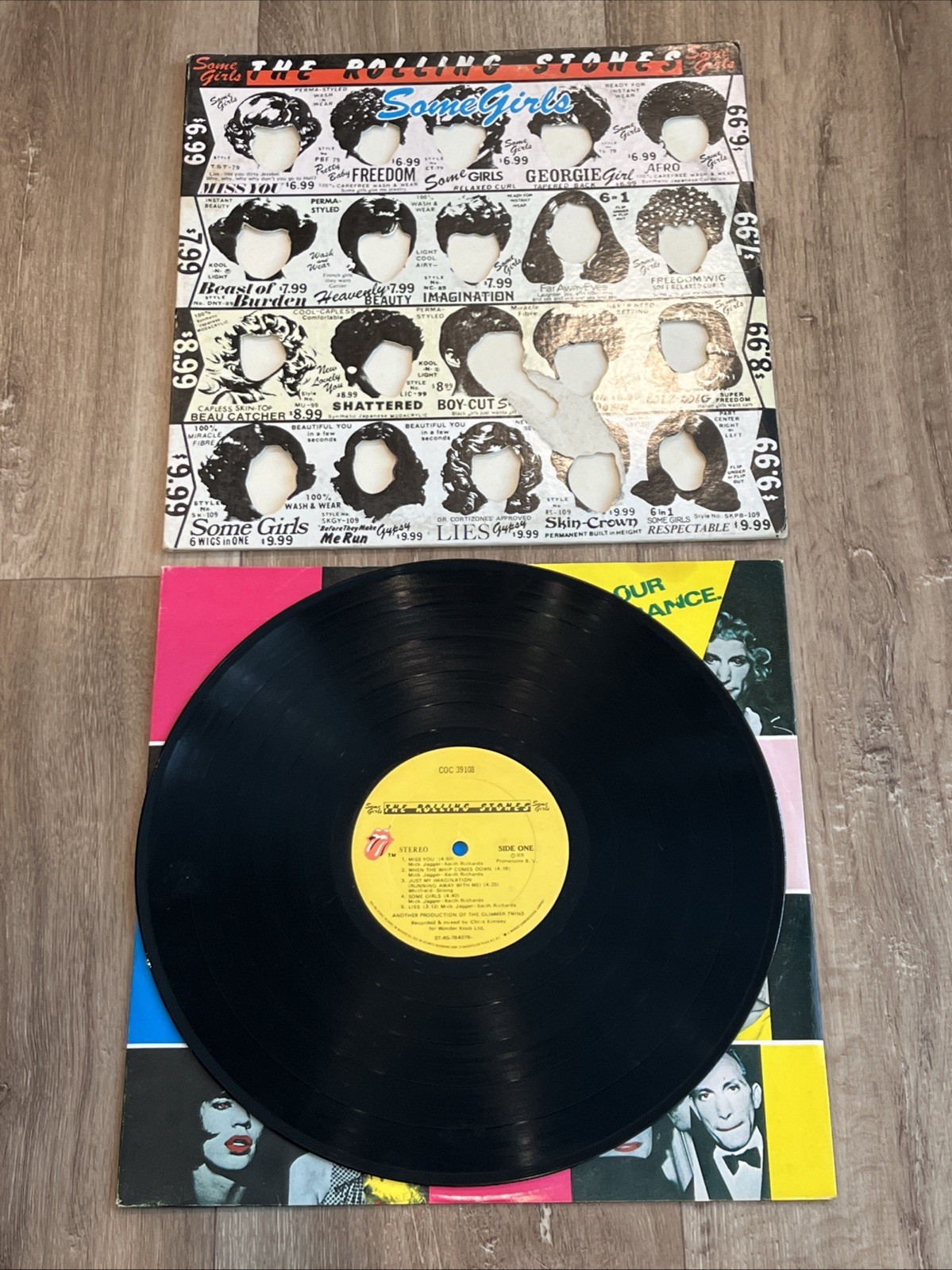 The Rolling Stones Some Girls Vinyl Record 1978 COC-39108 VG Tested