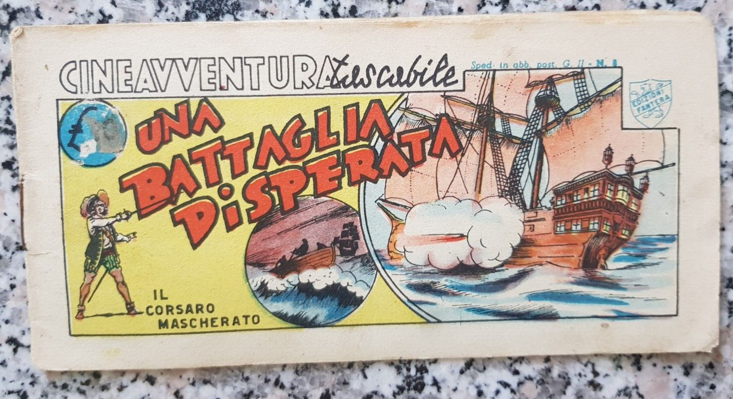 bp13  fumetto striscia cineavventura tascabile una battaglia disperata n 8