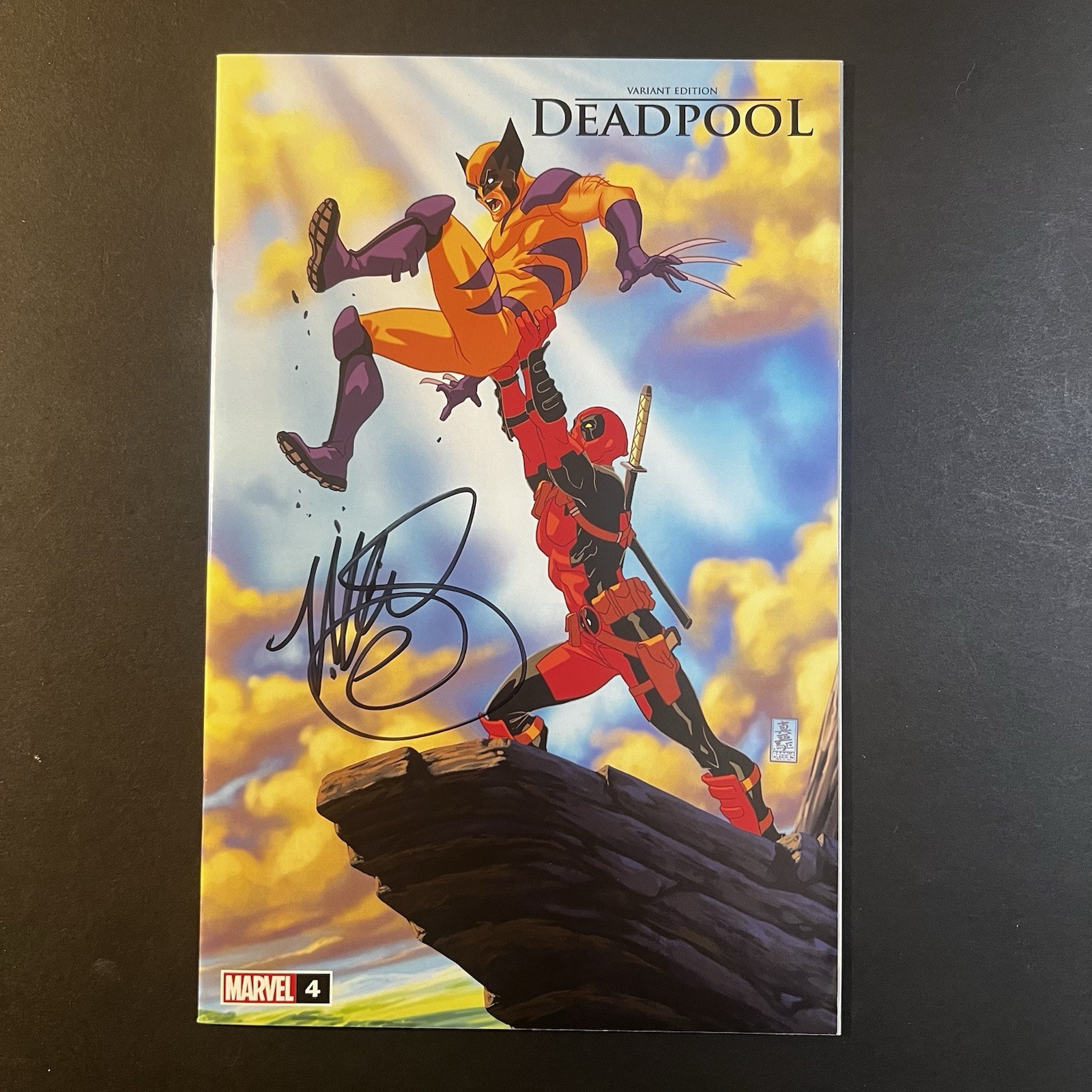 Deadpool #4 - SDCC variante commerciale esclusiva firmata Brooks Lion King omaggio quasi nuovo