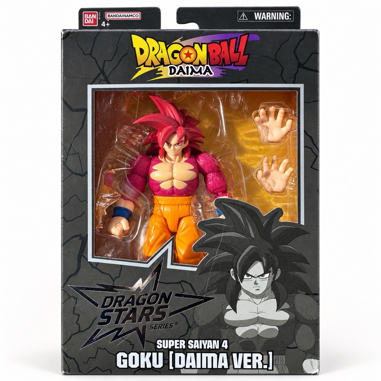 Bandai Dragon Ball Daima Super Saiyan 4 Goku Dragon Stars 6.5” Action Figure