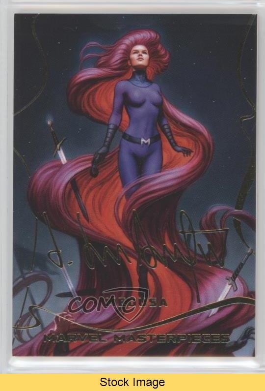 Upper Deck Marvel Masterpieces 2022 Gold Foil Livello 3 Medusa #77 LEGGI 6xl