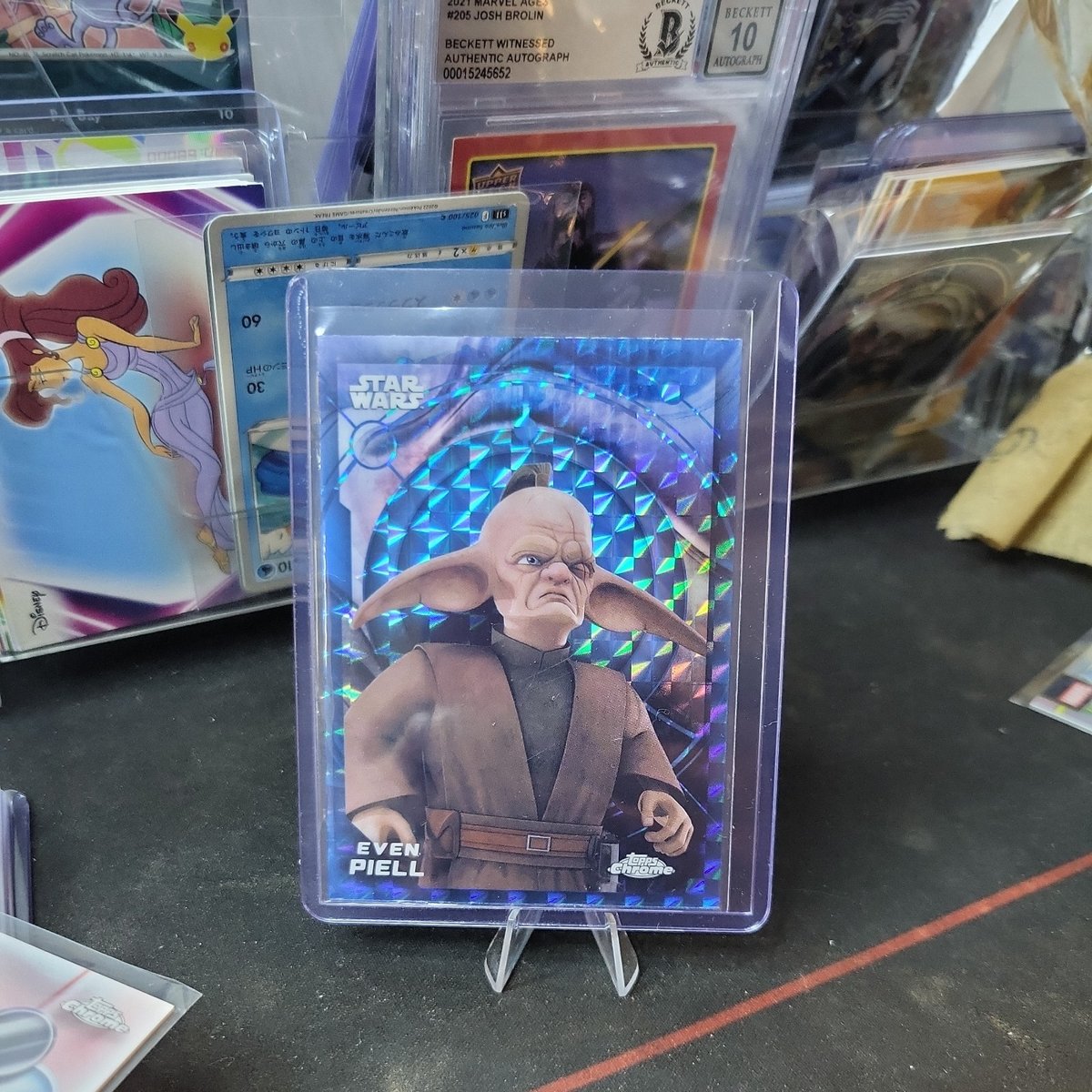 Even Piell BLUE GEOMETRIC 2026 Topps Chrome Star Wars #184 The Clone Wars