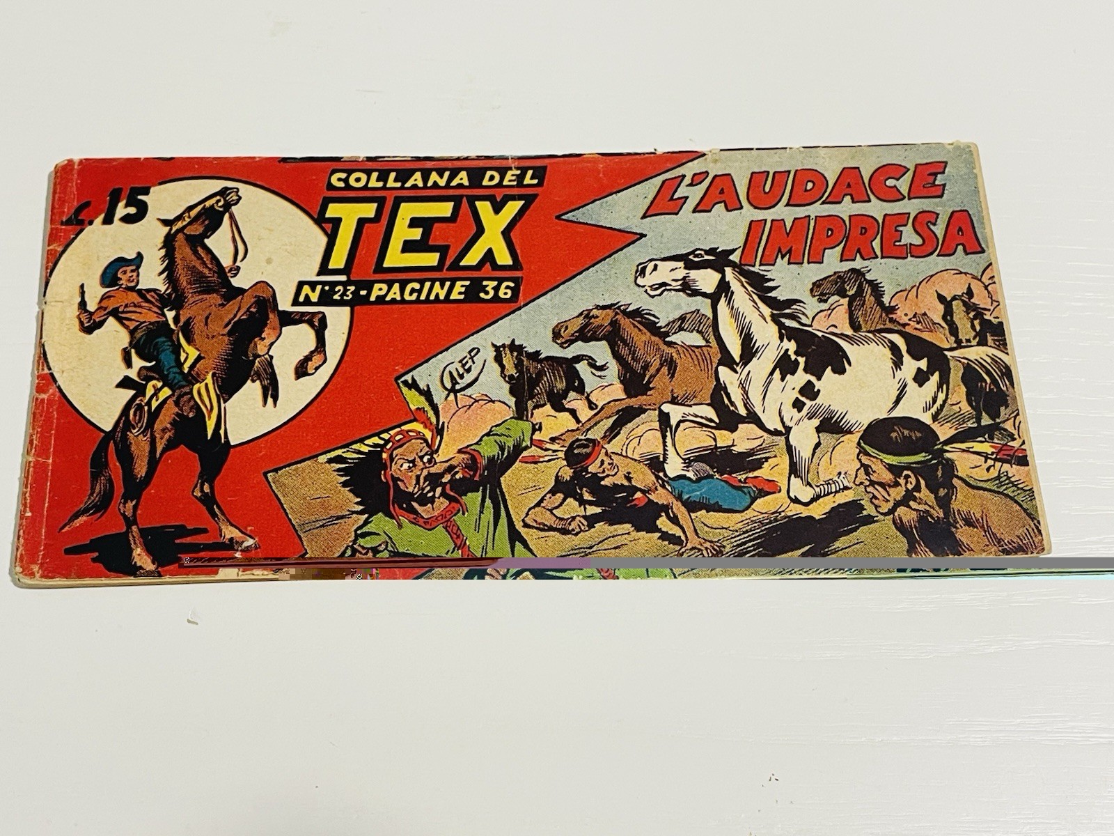 Tex Striscia I prima Serie n.23 originale ottima