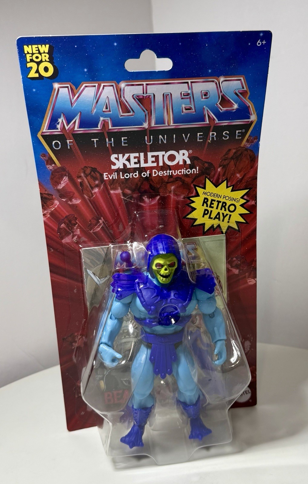 Masters of the Universe Modellino MOTU Origins Skeletor 5,5" Nuovo 2020