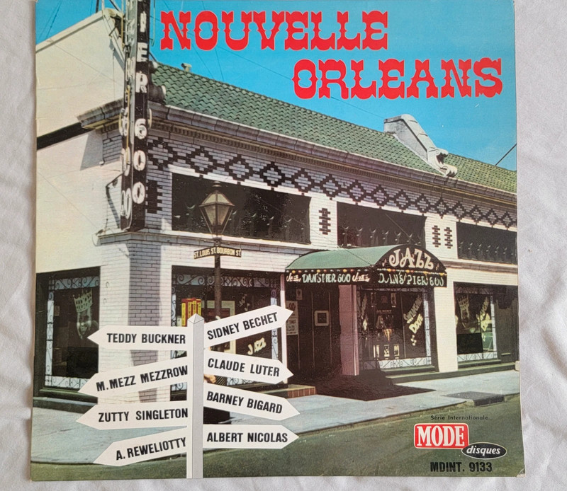 Vinyle Jazz Nouvelle Orléans – Sidney Bechet, Claude Luter, Mezzrow – ancien 33T