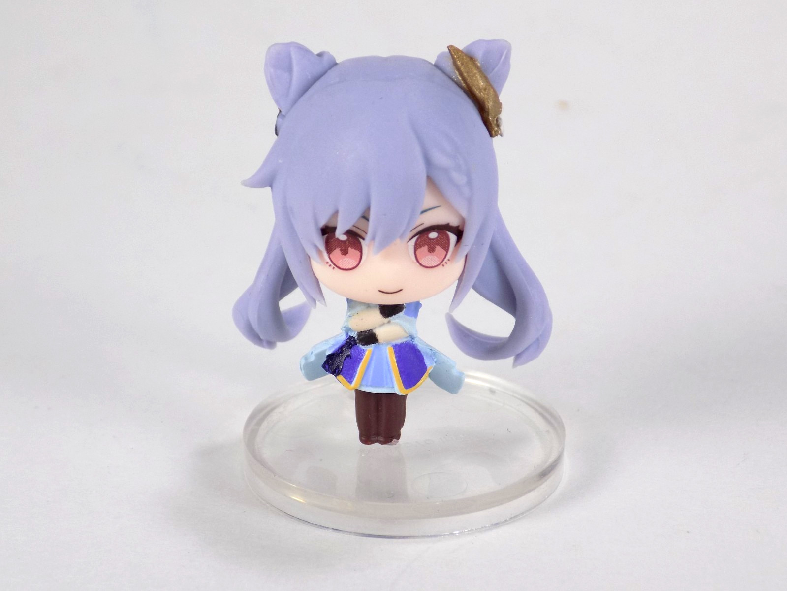 Keqing Impact Capsule Figure Bushiroad miHoYo Genshin 1,5" Gashapon Anime